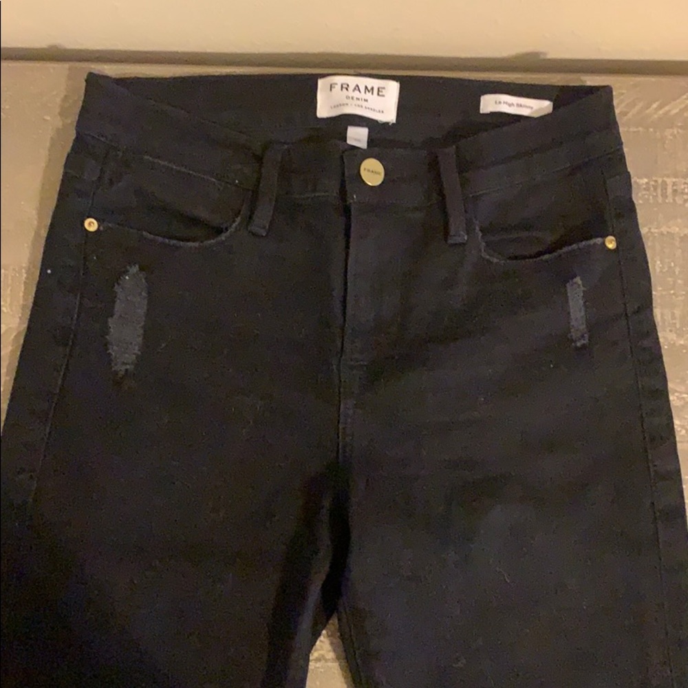 Frame black jeans/denim